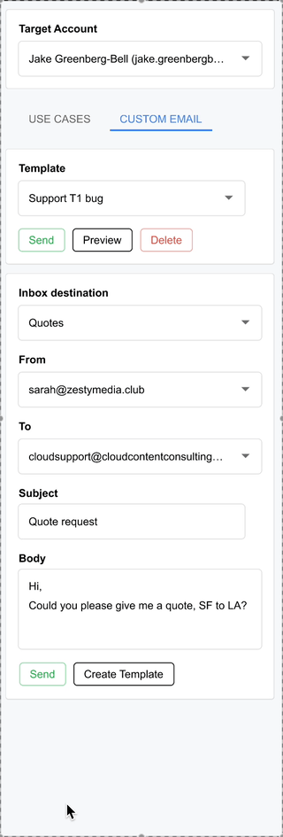 After: 1 second, 1 click process