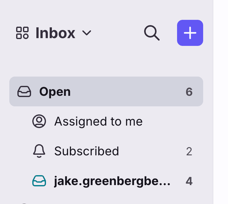 Notification highlighting a new assigned conversation